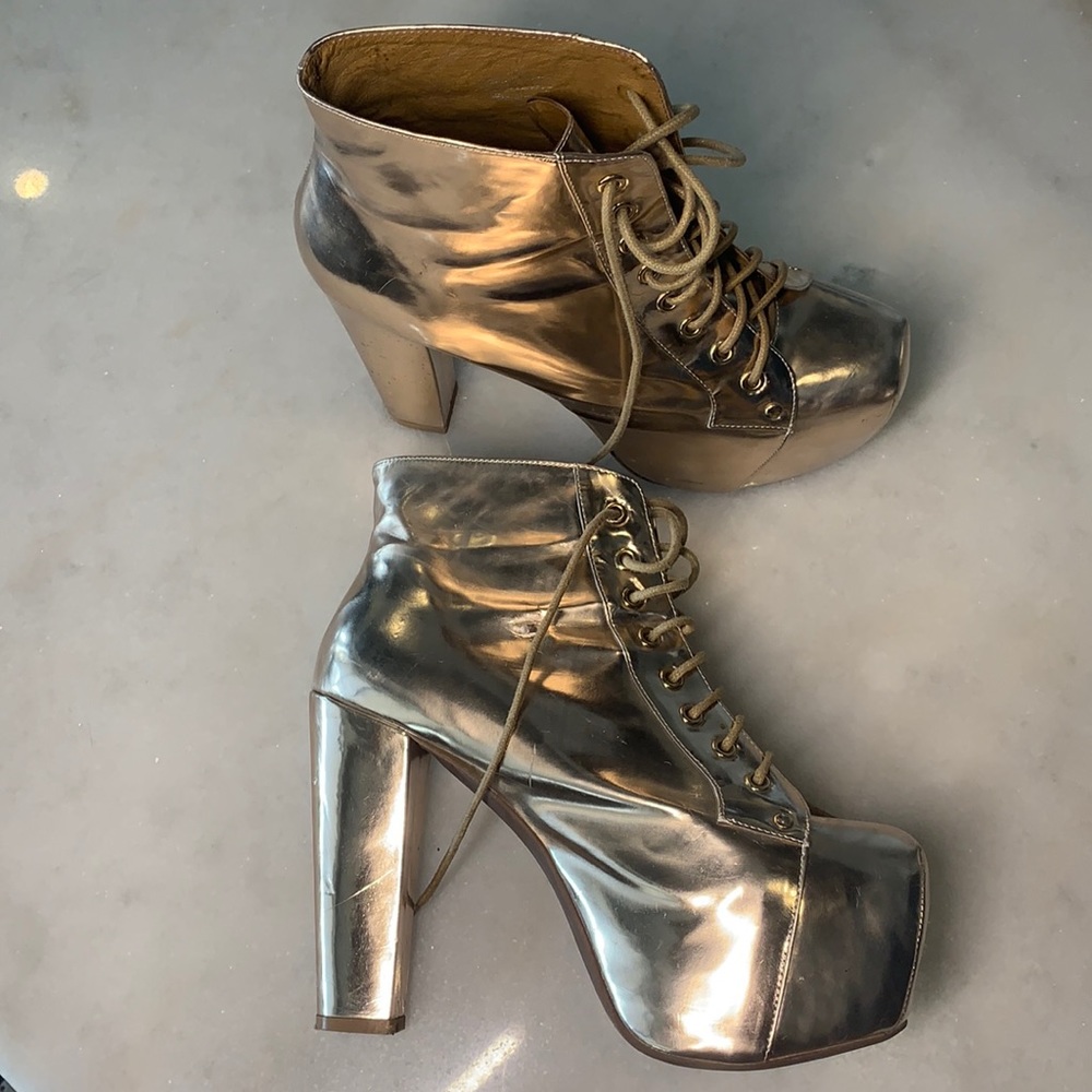 COPY - Jeffrey Campbell Rose Gold Litas